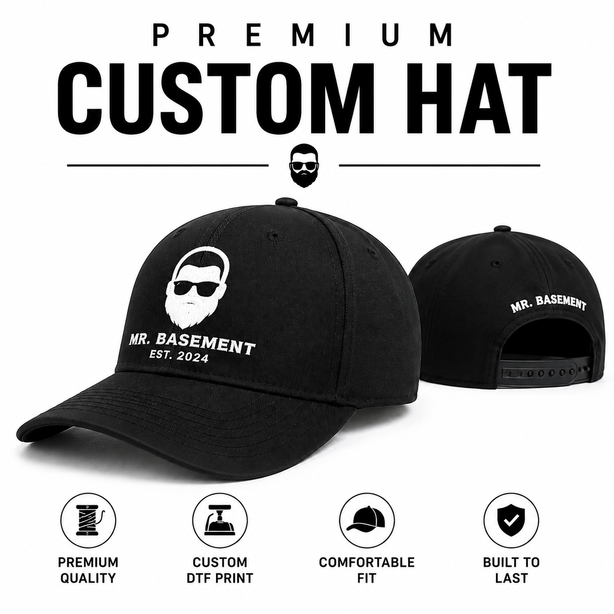 Premium Custom Hat