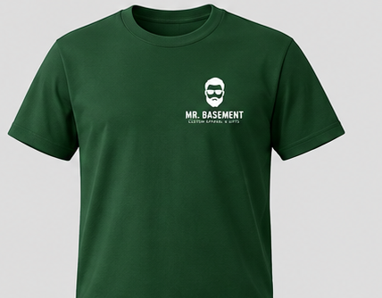 Custom Printed T-Shirt, Personalized Logo Apparel