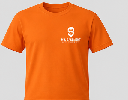 Custom Printed T-Shirt, Personalized Logo Apparel